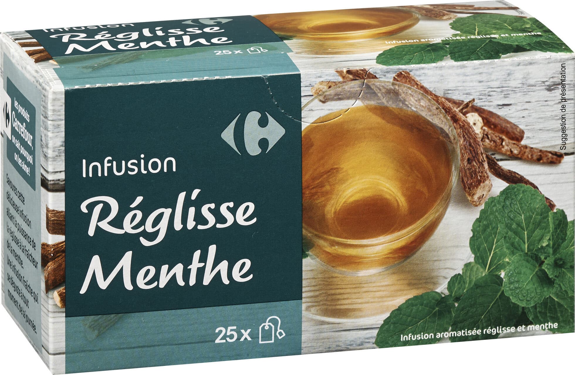 Carrefour infusion reglisse menthe packshot