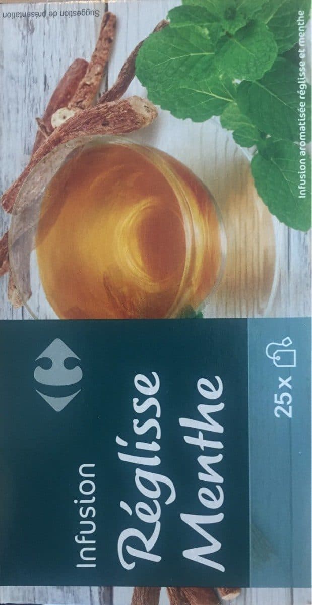 Carrefour infusion reglisse menthe packshot