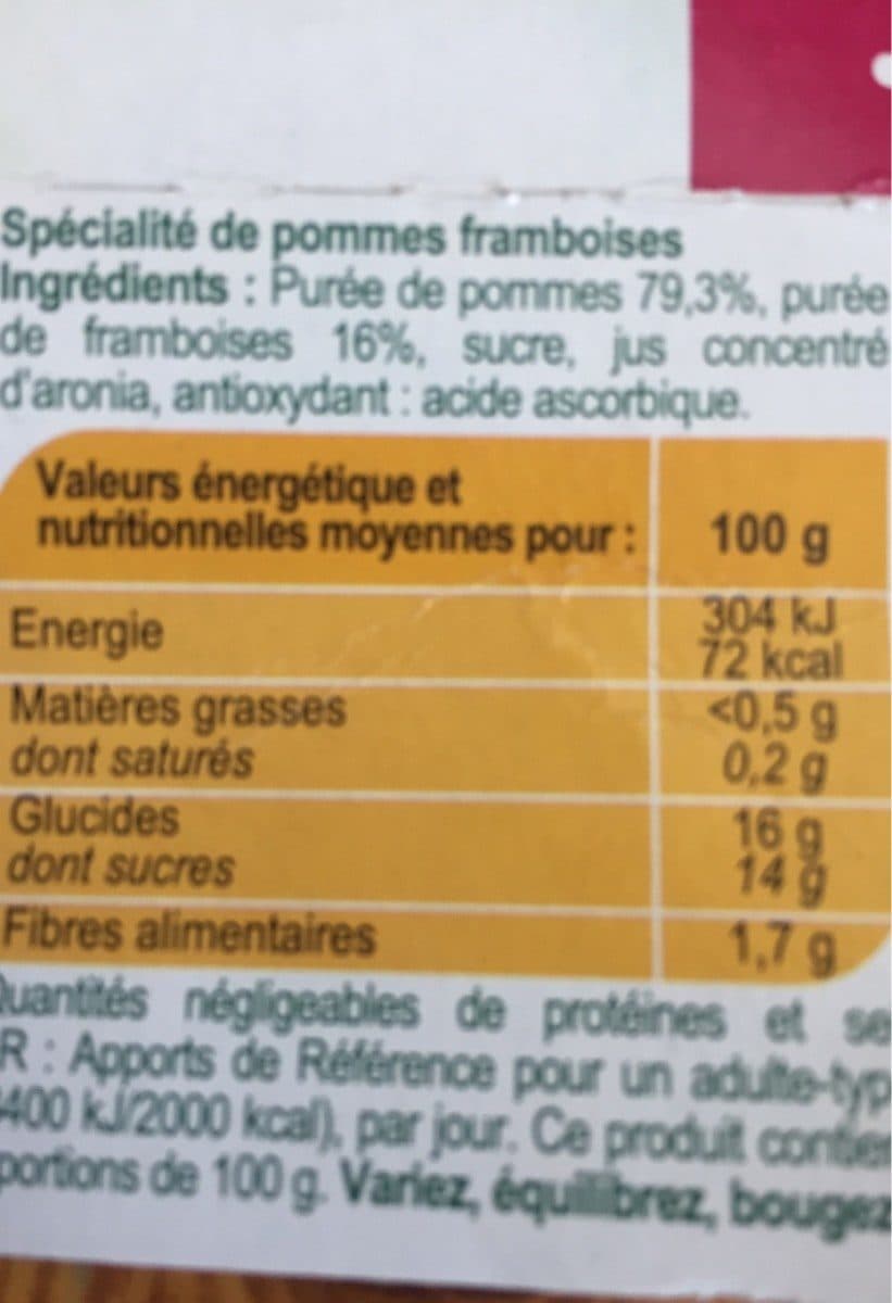 Carrefour Pomme Framboise packshot