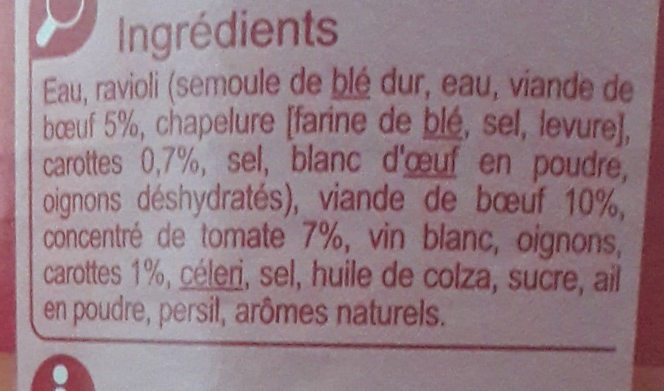 Carrefour Ravioli Bolognaise packshot