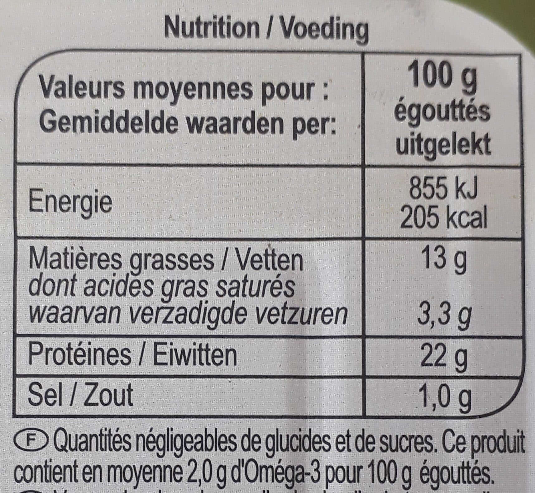 Carrefour Filets de Sardines à l'huile d'olive vierge extra packshot