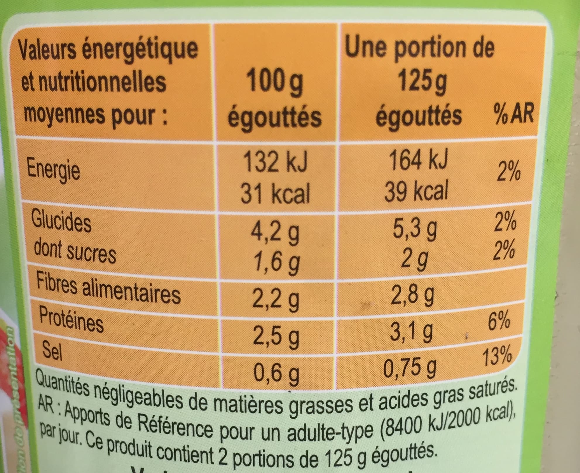 Carrefour Cœurs de palmiers Tendres packshot
