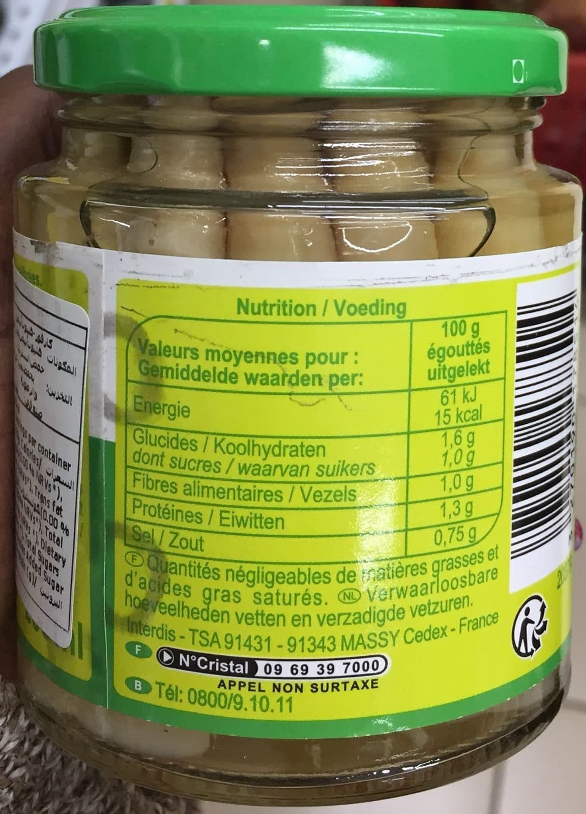 Carrefour Pointes d'asperges packshot