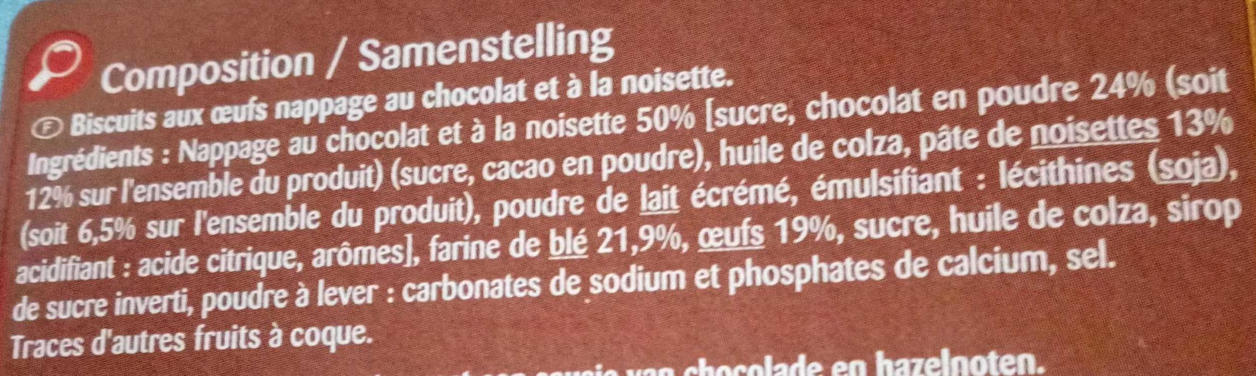 Carrefour Las bandejas chocolate-avellana packshot