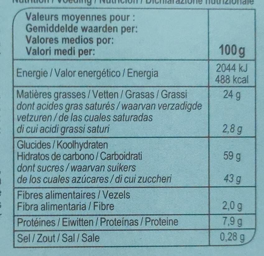Carrefour Las bandejas chocolate-avellana packshot