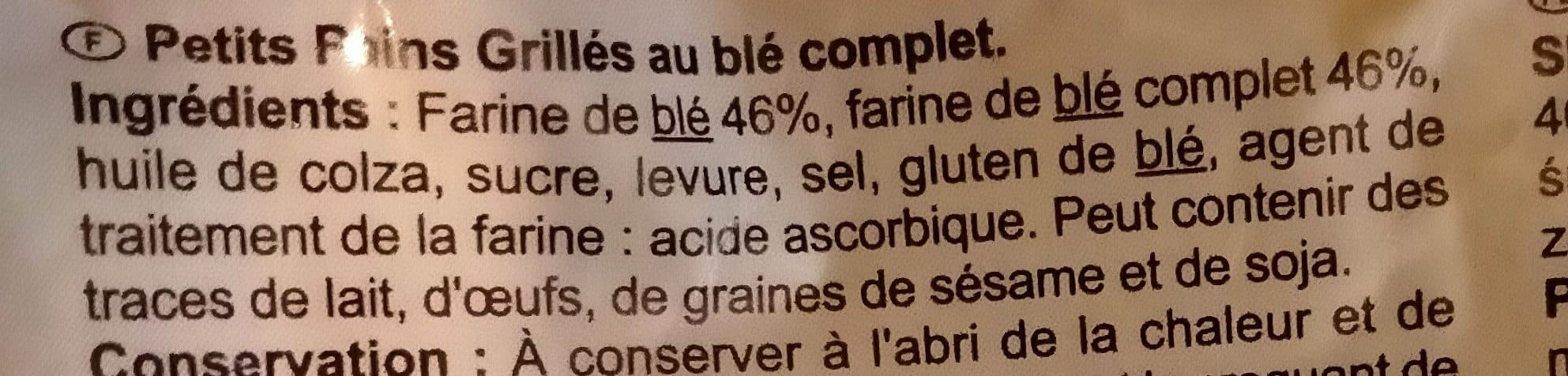 Carrefour Petits pains grillés packshot