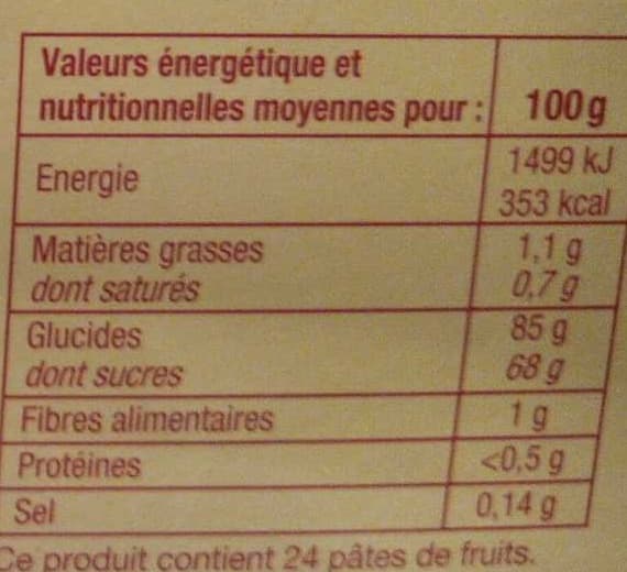 Carrefour Pâtes de fruits packshot