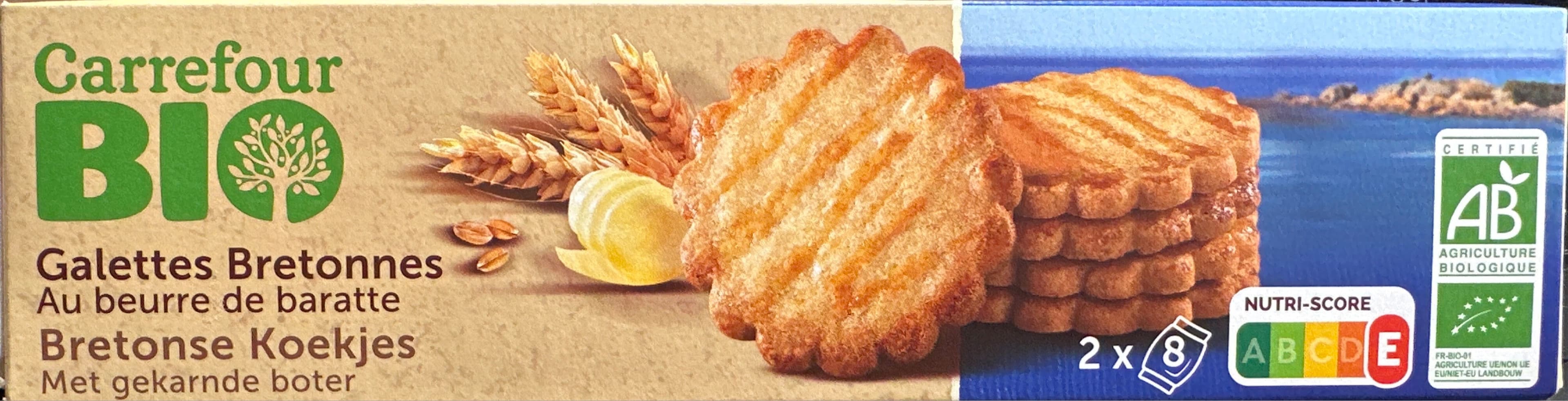 Carrefour Bio Galettes Bretonnes au beurre de baratte packshot