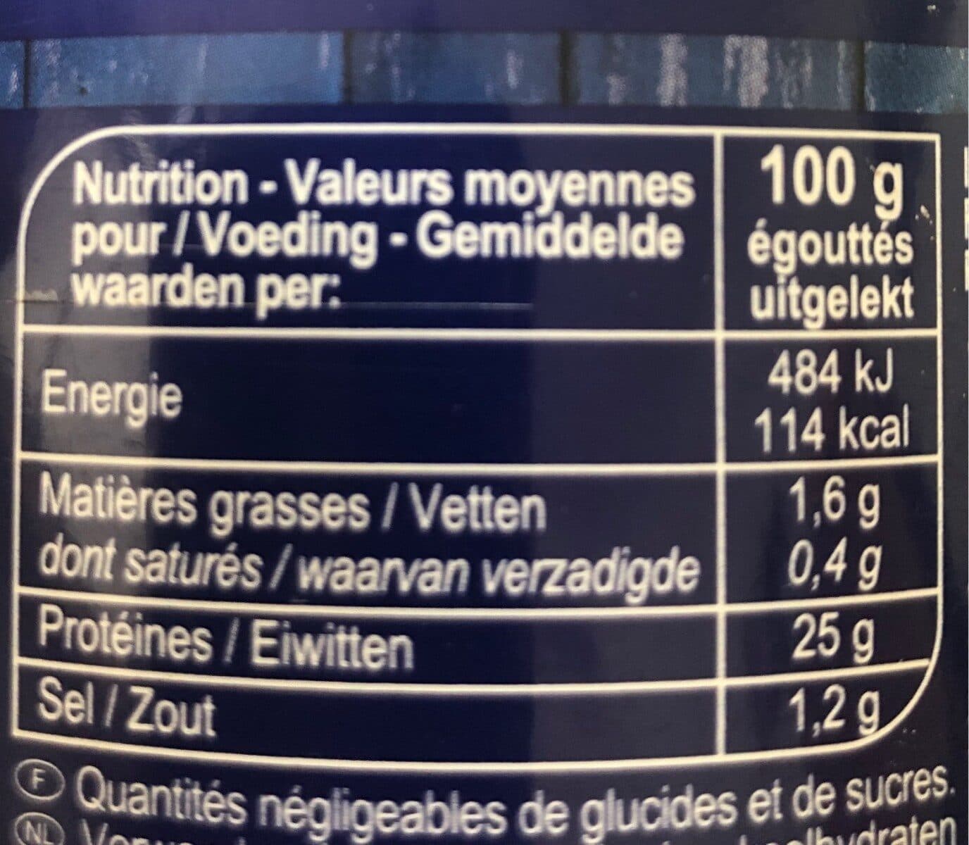 Carrefour THON EN TRANCHES Albacore AU NATUREL packshot