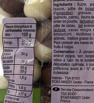 Carrefour Oeufs saveur praliné packshot