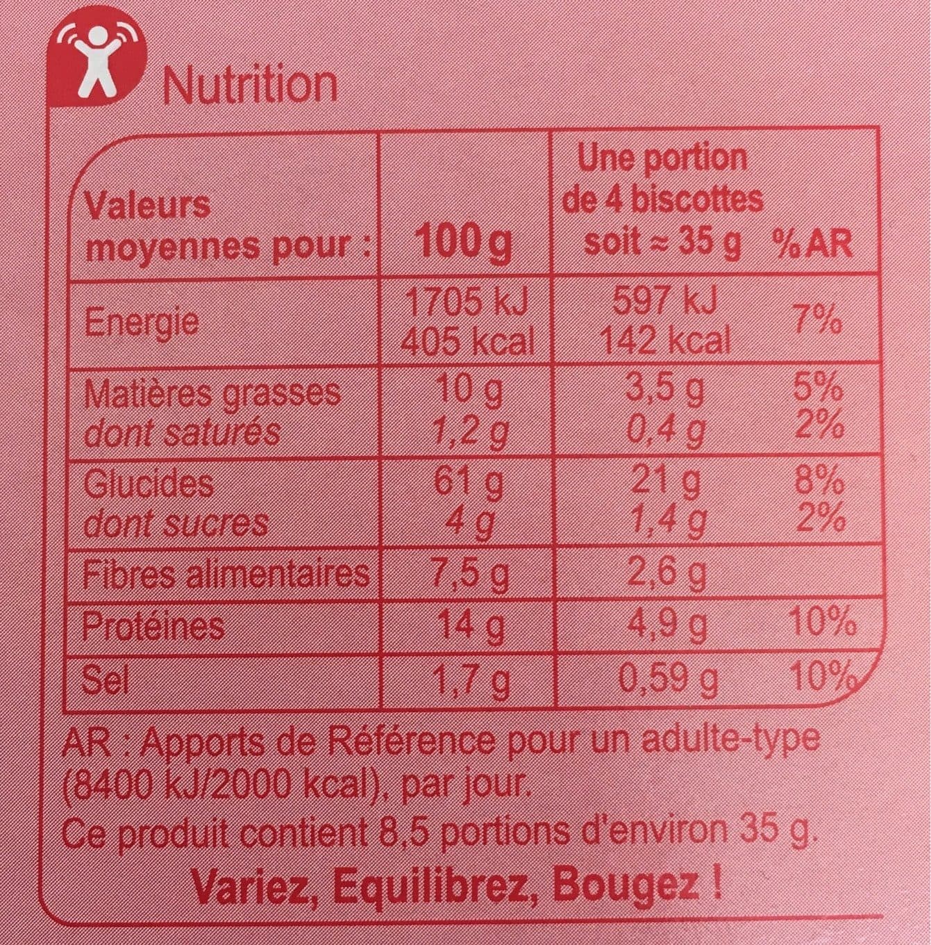 Carrefour Biscottes packshot