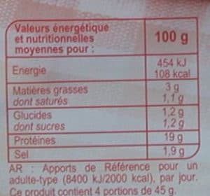 CMI (Carrefour Marchandises Internationales) Jambon de Paris, Cuit à l'étouffée (4 Tranches) packshot