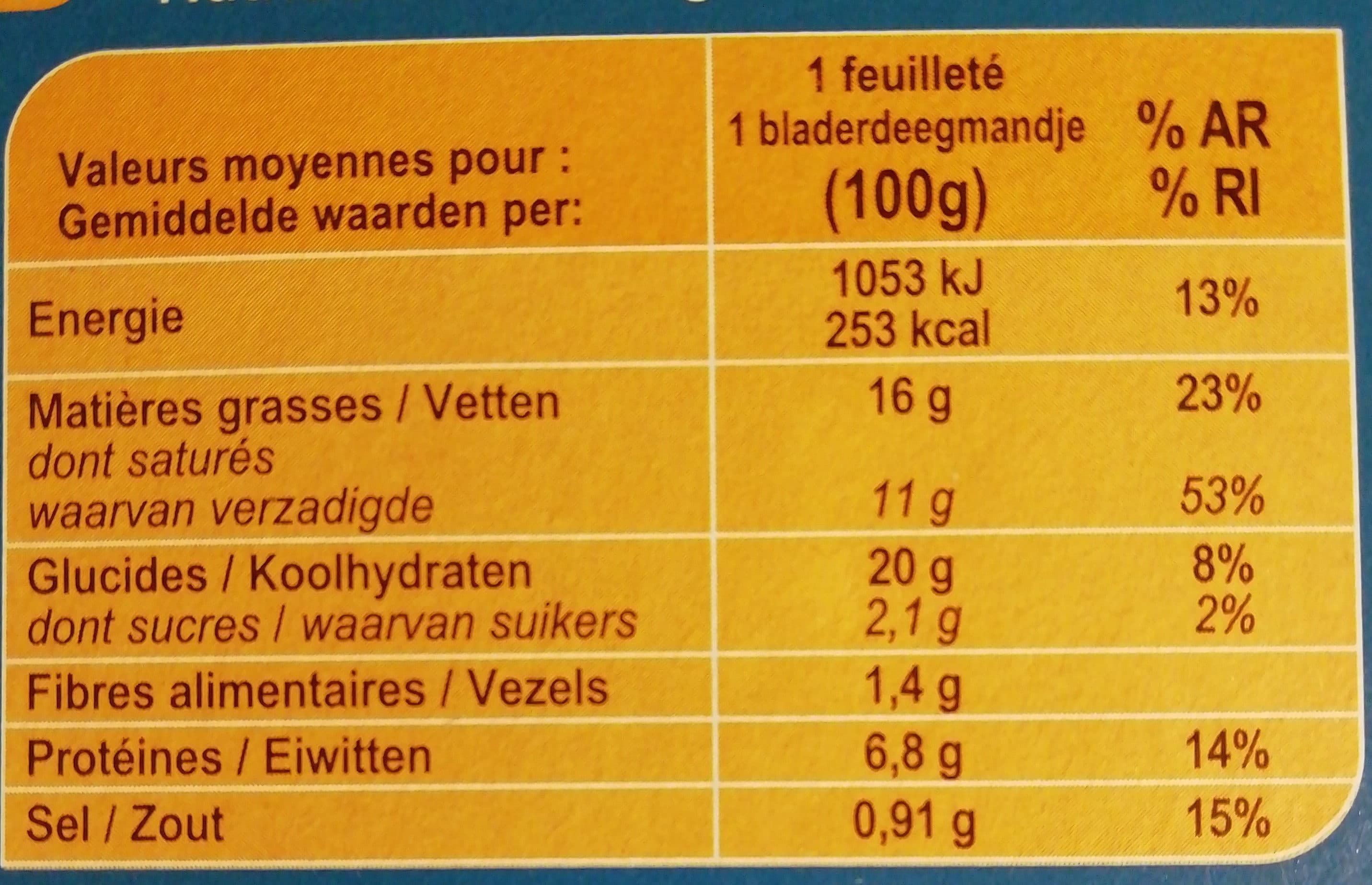 Carrefour Paniers feuilletés Noix de Saint-Jacques* packshot