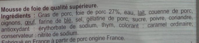 Carrefour Mousse de foie packshot
