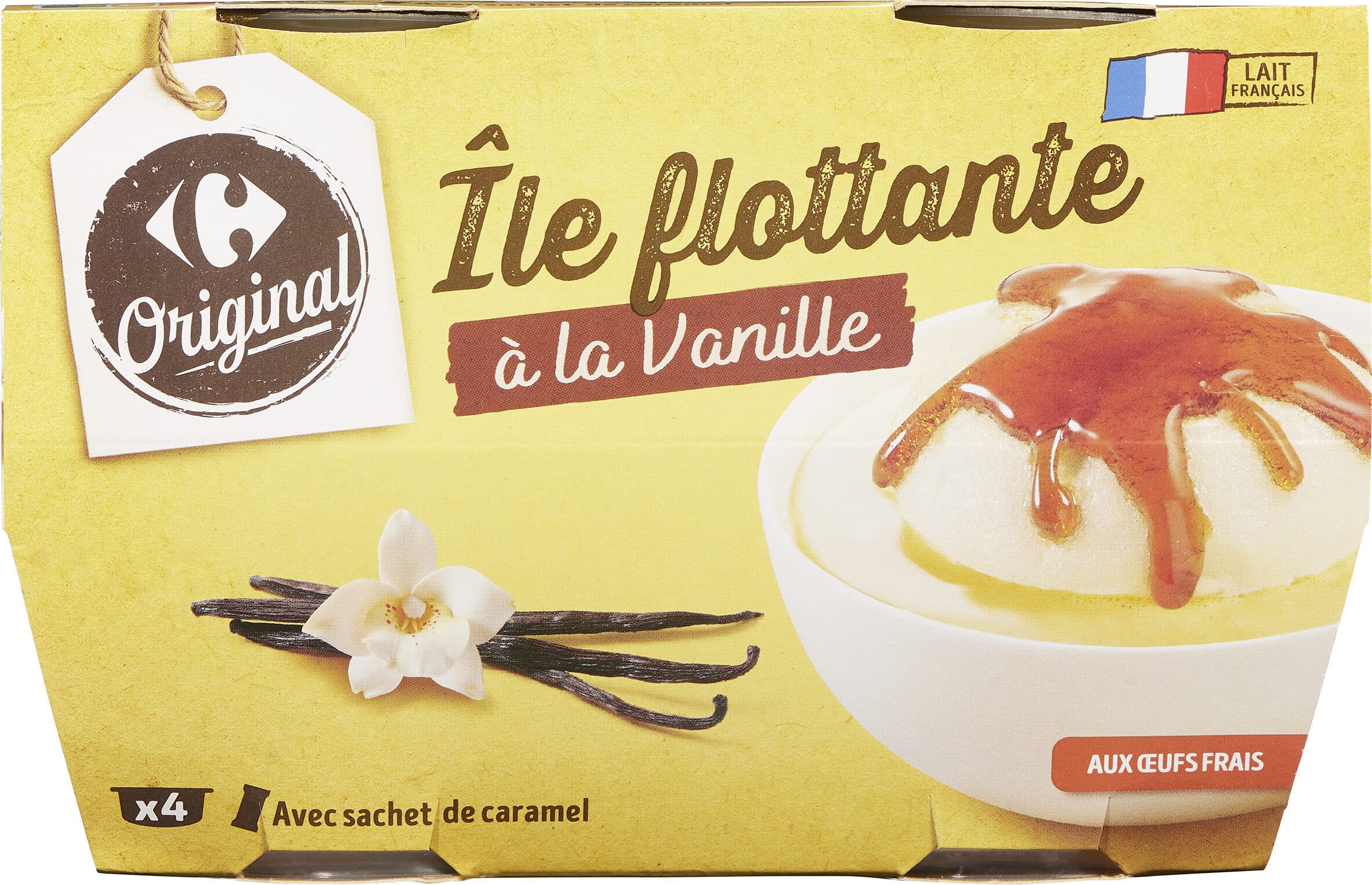 Carrefour Original Île flottante à la Vanille packshot