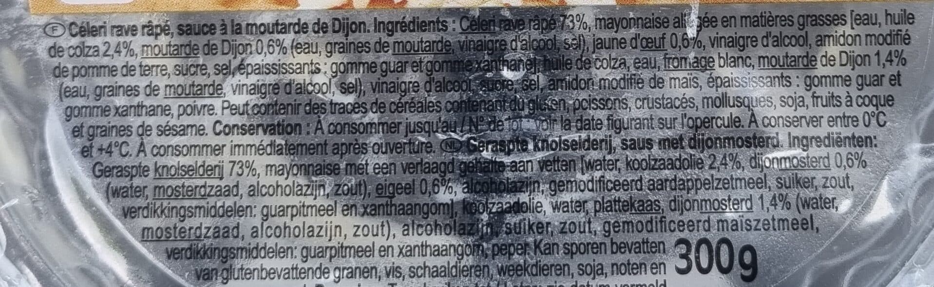 Carrefour Céleri Rémoulade Pointe de moutarde packshot