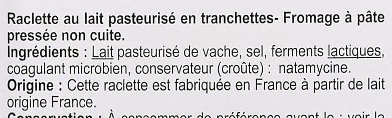 Carrefour LA Raclette classique packshot