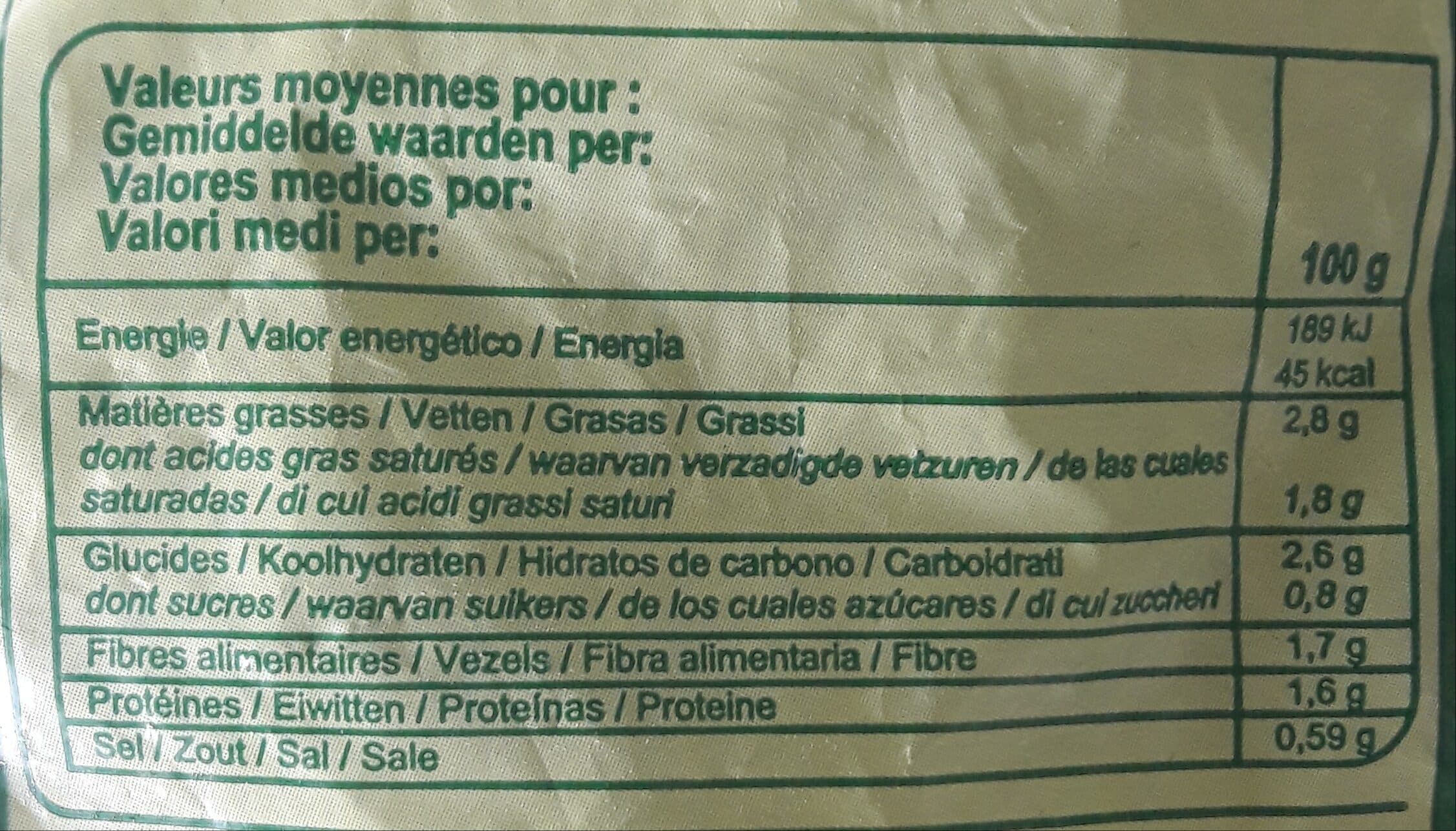 Carrefour Épinards à la crème fraîche Hachés packshot