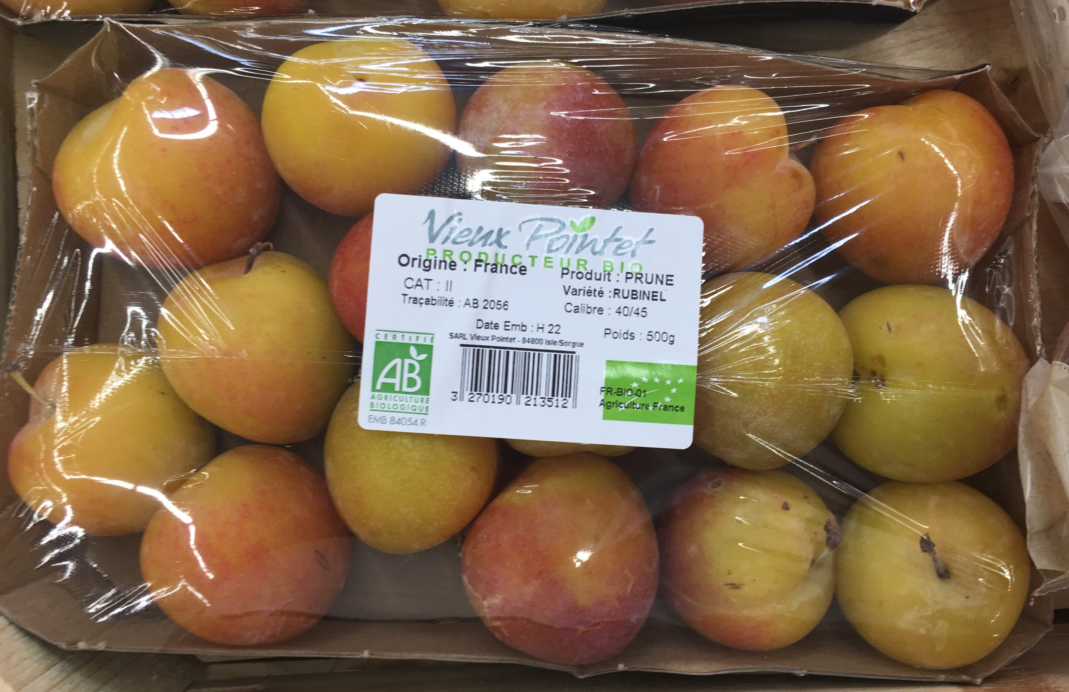 Vieux Pointet Prune Bio packshot
