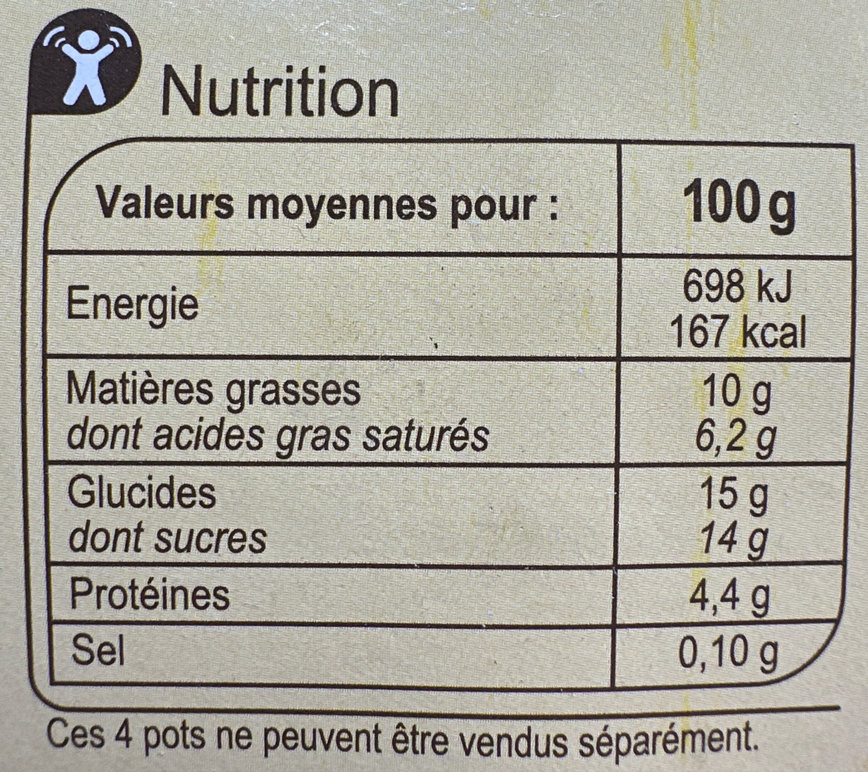 Carrefour Petit pot de crème saveur vanille aux oeufs frais packshot