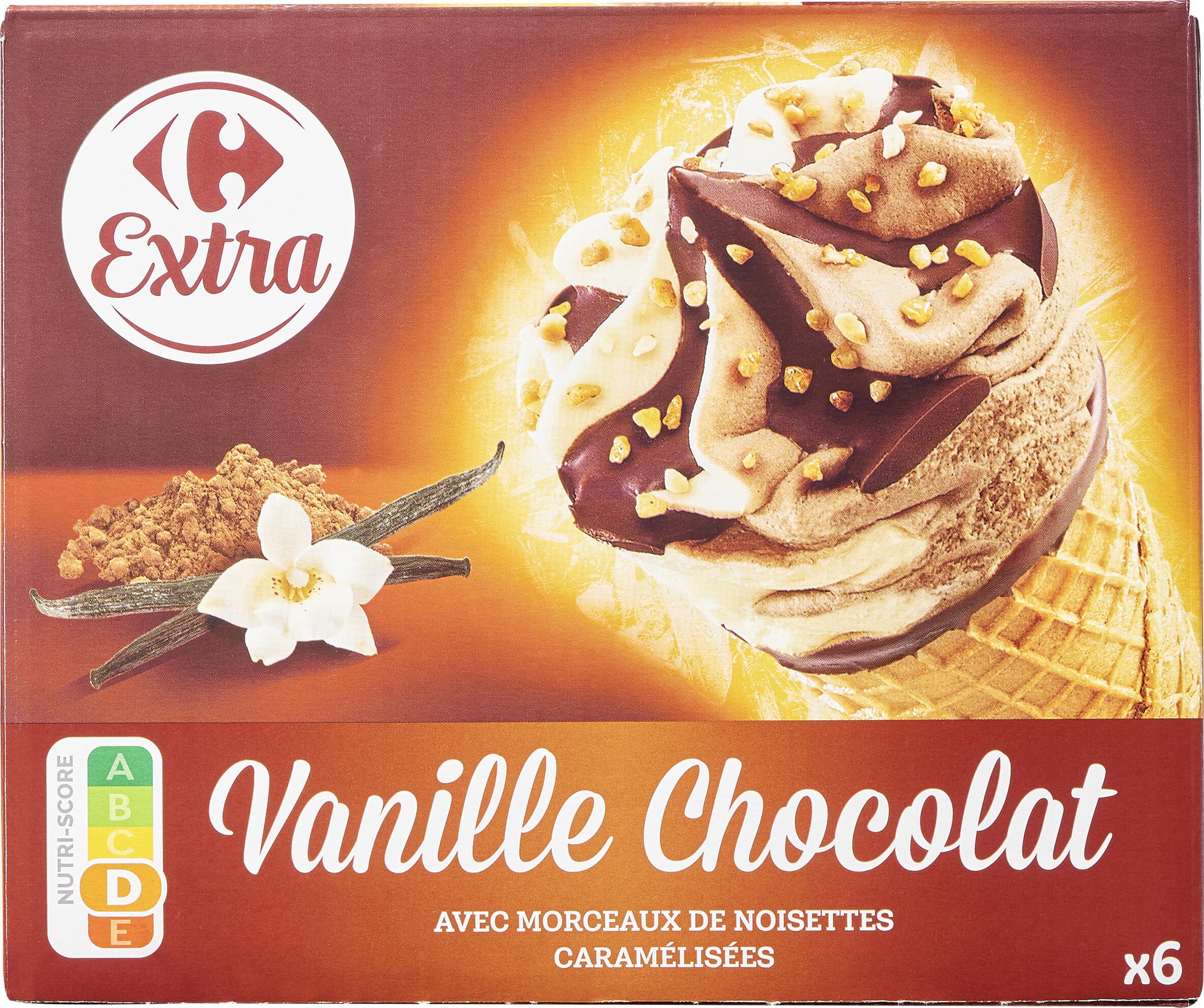 Carrefour Vanille Chocolat packshot