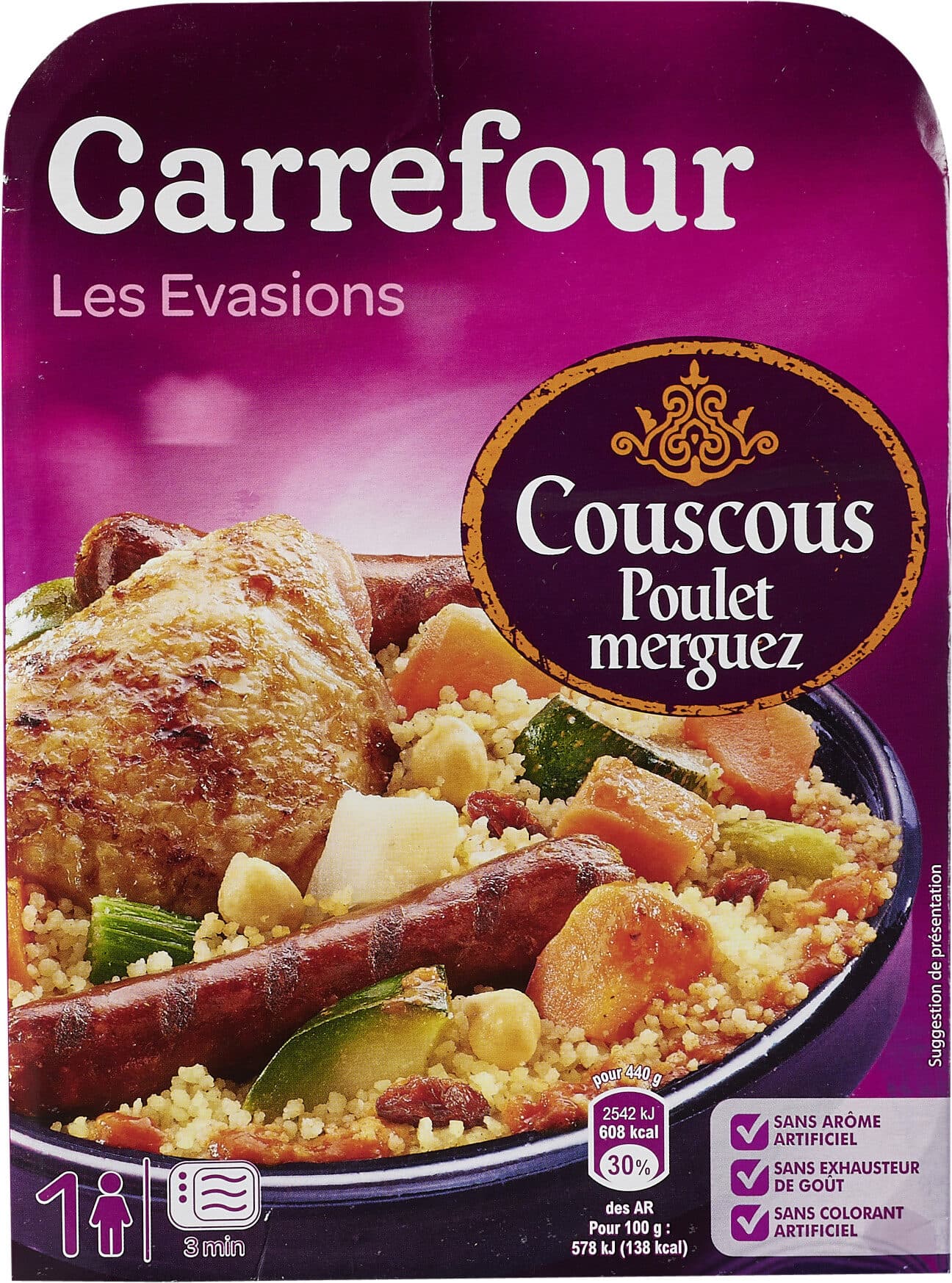 Carrefour Couscous Poulet Merguez packshot