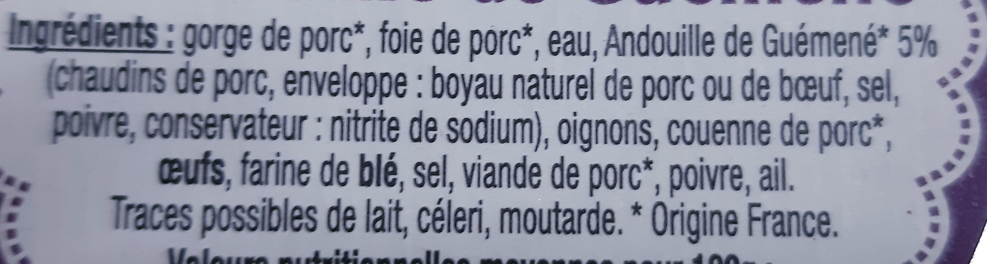 Mere Lalie Pâté de campagne à l'andouille de Guémené packshot
