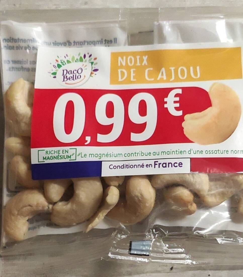 Dacco Bello Noix de cajou packshot