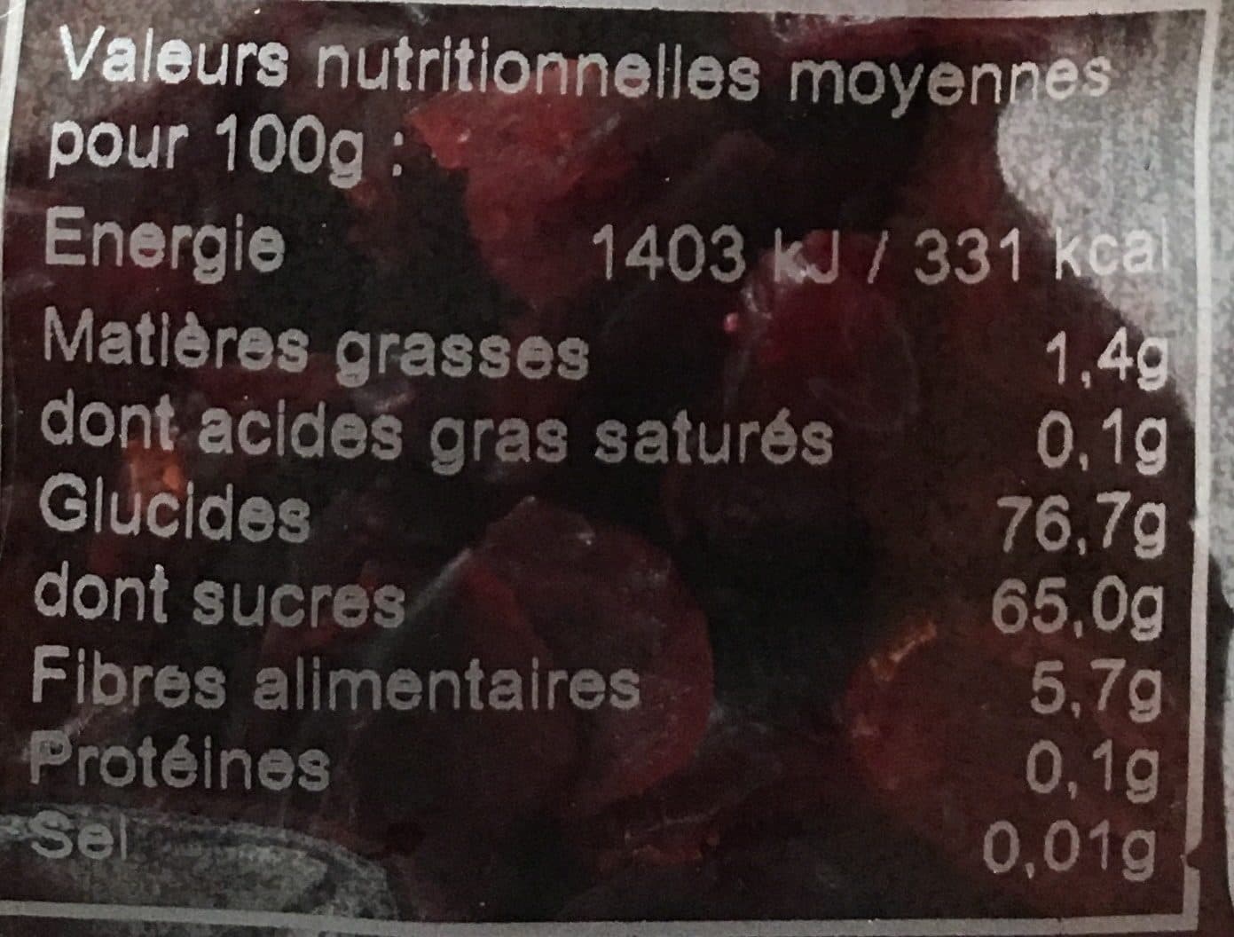 Daco Bello Cranberries packshot