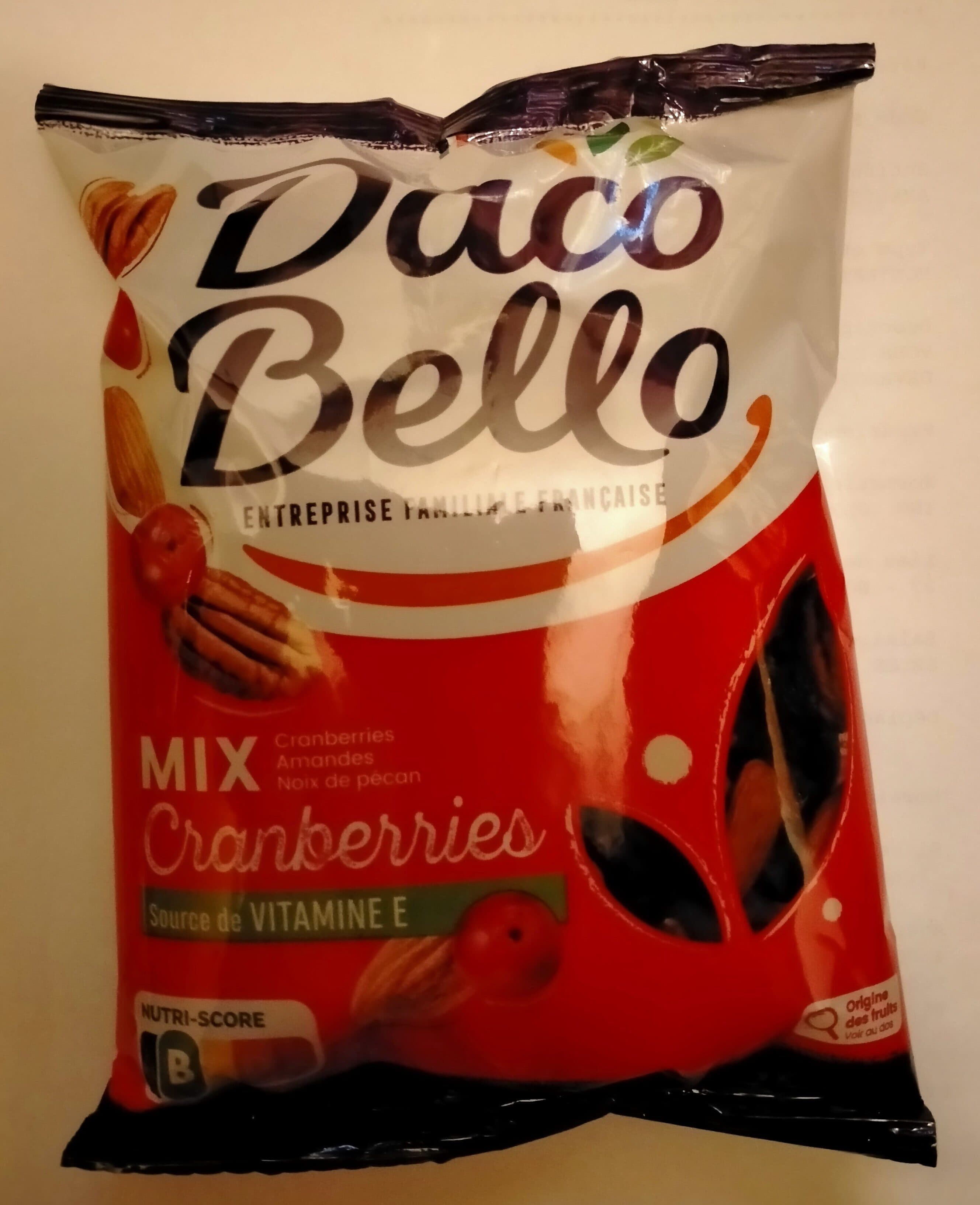 Daco Bello Mix cranberries packshot