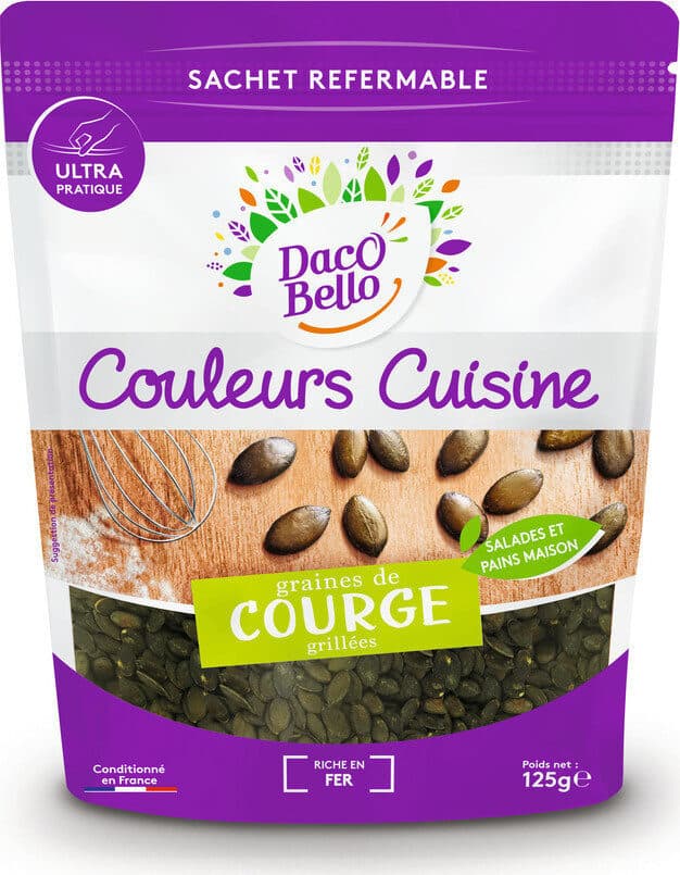 Daco Bello Graines de courge décortiquées grillées packshot