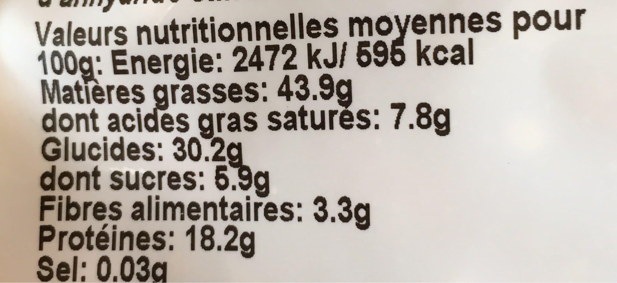 Daco bello Noix de cajou sans sel ajouté packshot