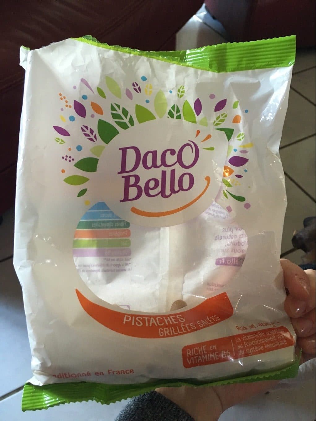 Daco Bello Pistaches grillées salées packshot
