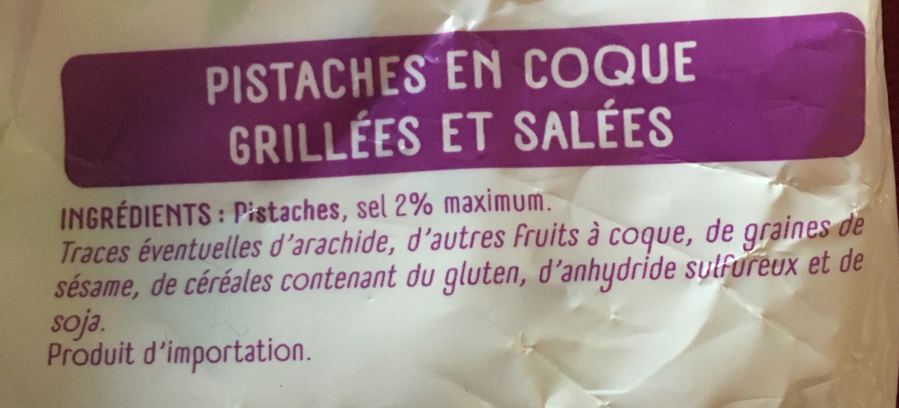 Daco Bello Pistaches grillées salées packshot