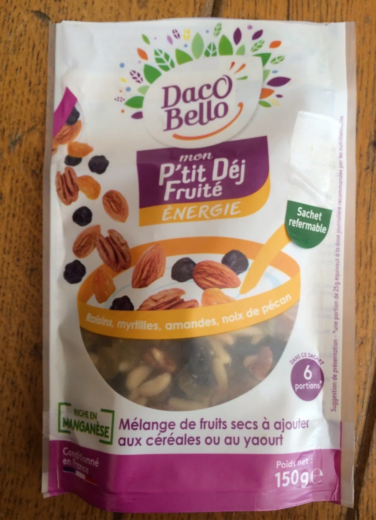 Daco Bello Mélange de fruits secs, fruits séchés sucrés et fruits secs packshot