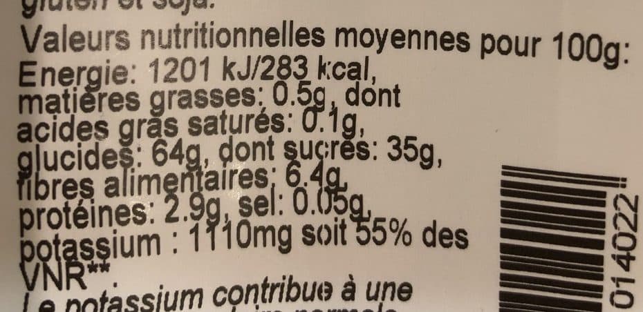 Daco Bello Abricot sans sucres ajoutés packshot