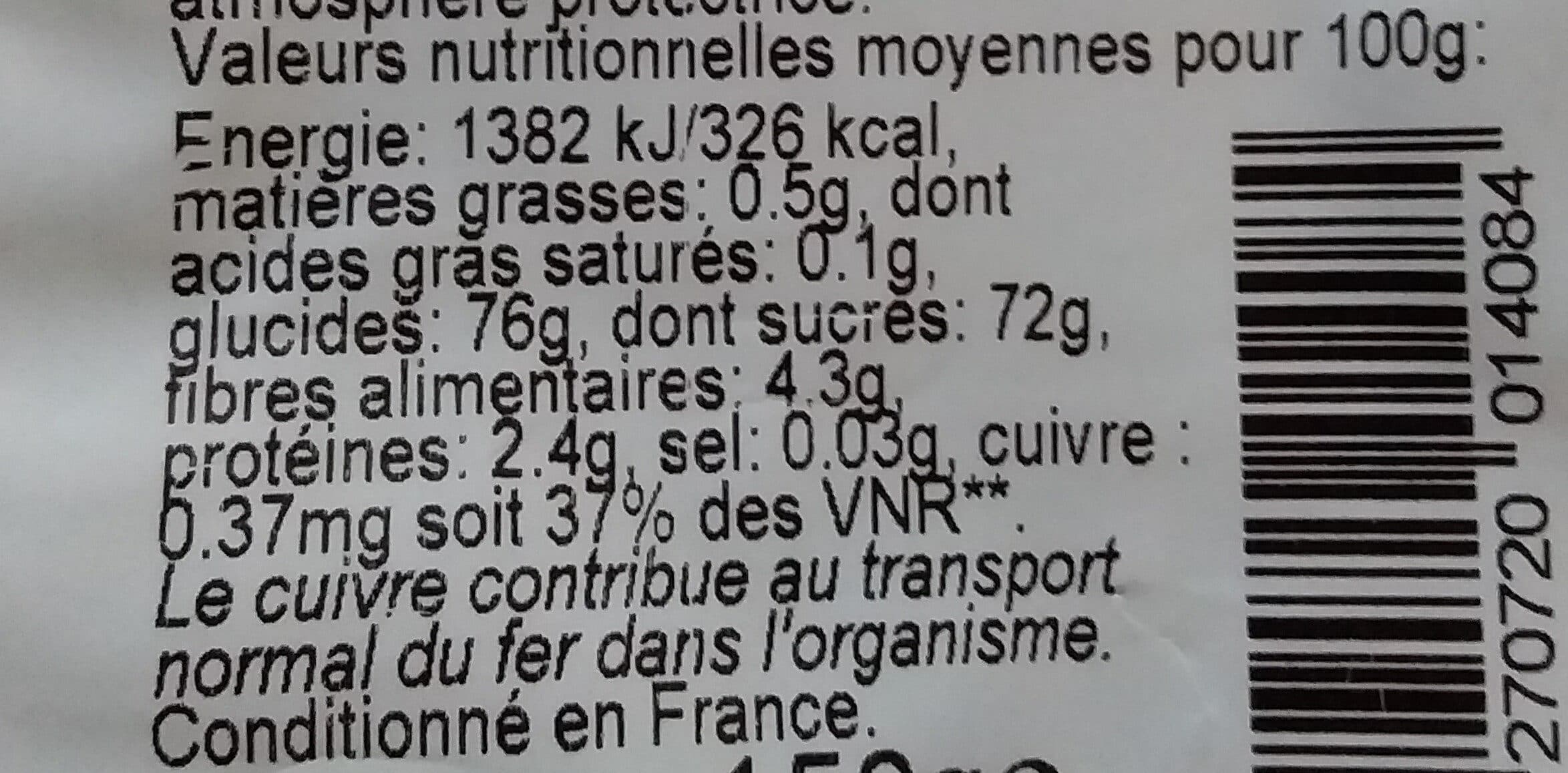 Daco Bello Trio de raisins packshot