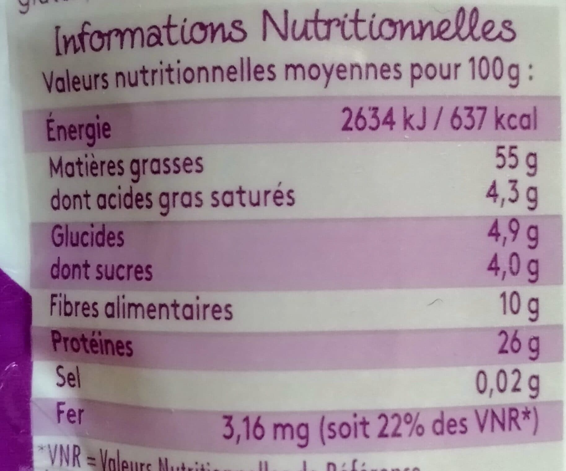 Daco Bello Amandes poudre packshot