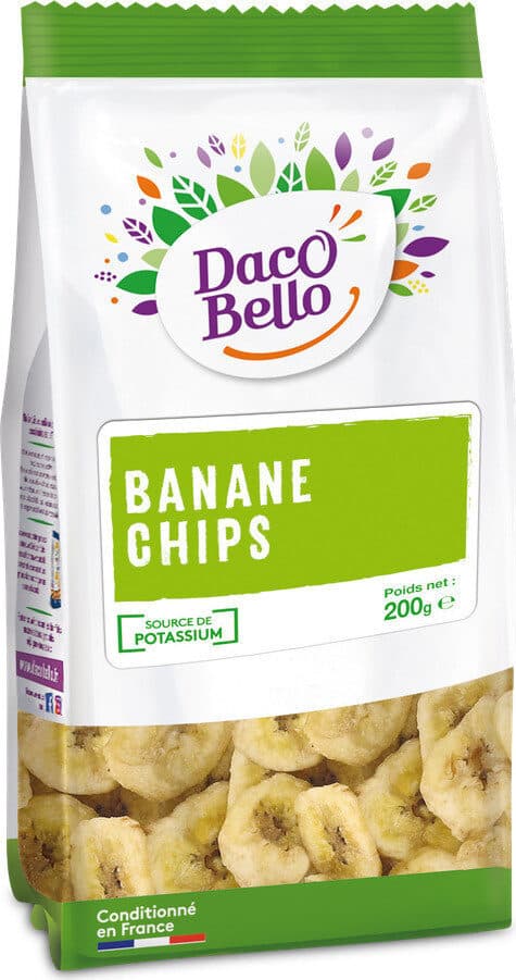 Daco bello Bananes chips packshot