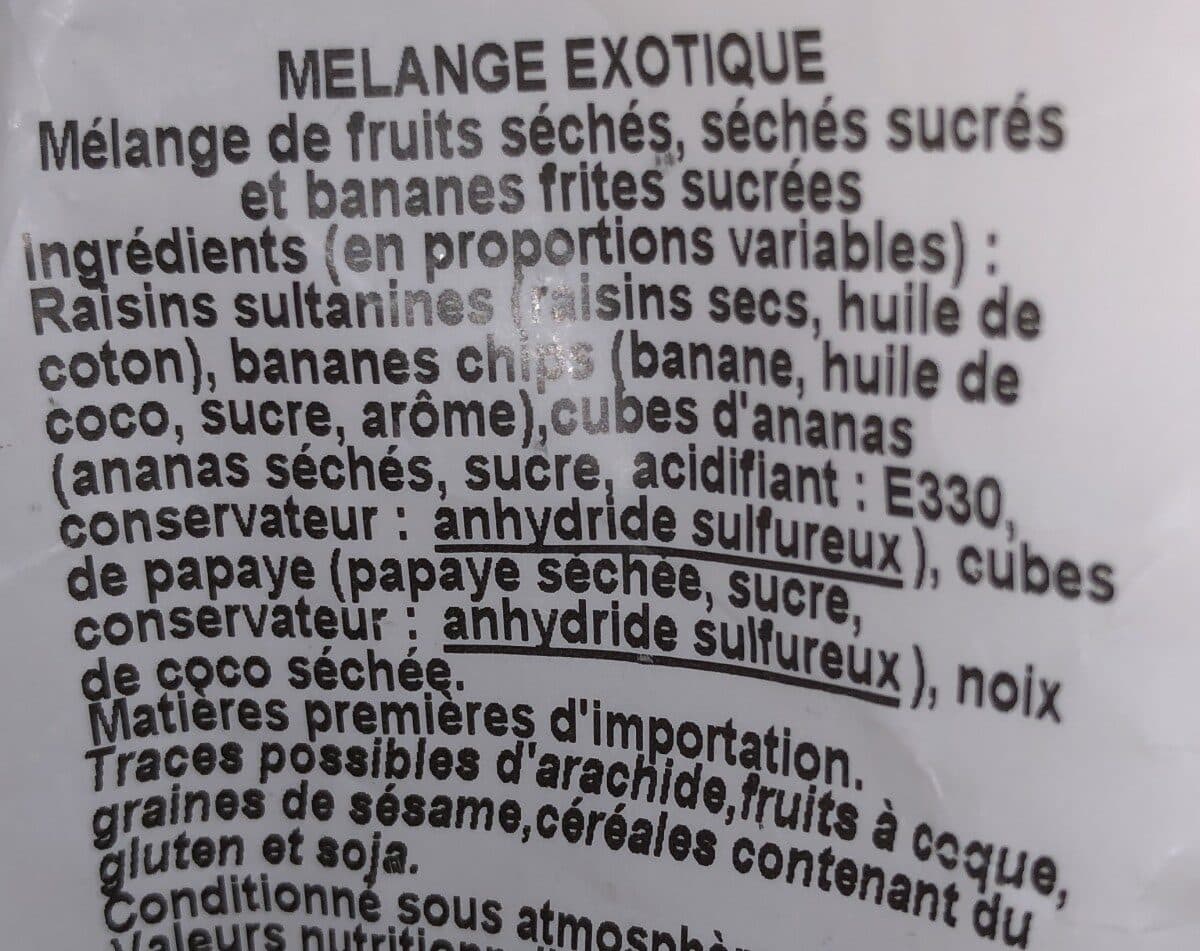 Open Food Facts Mélange exotique packshot