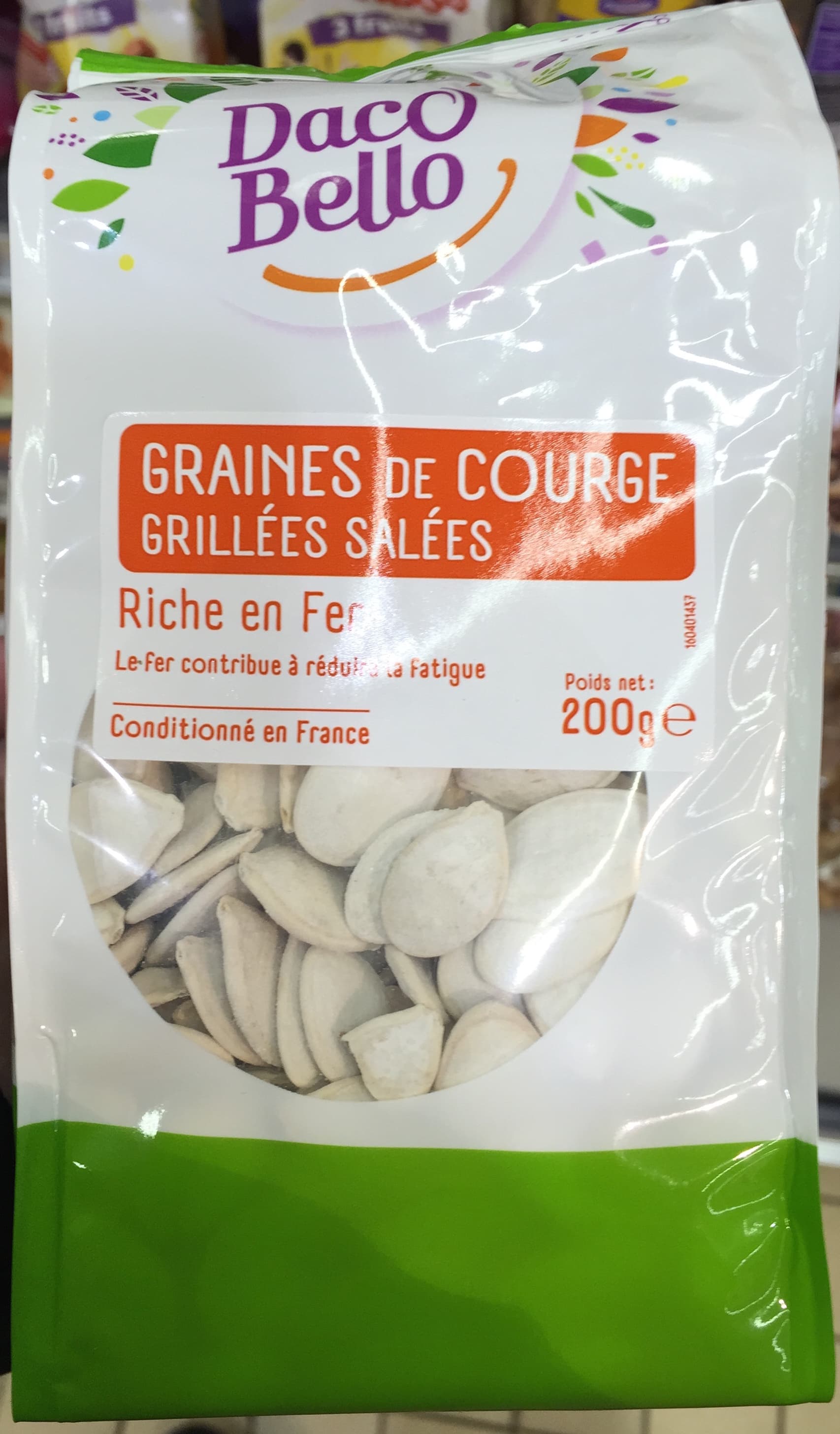 Daco Bello Graines de courge grillées salées packshot