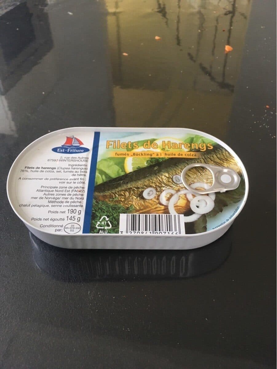 Open Food Facts Filets de harengs fumés packshot