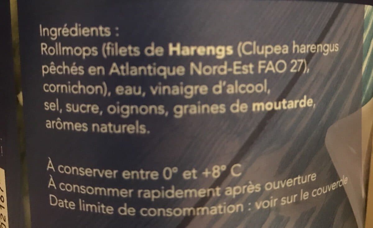 Est friture Rollmops packshot