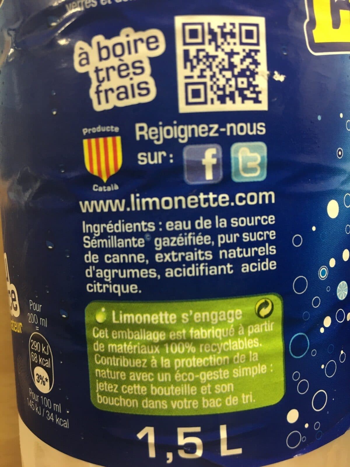 Open Food Facts Limonade packshot