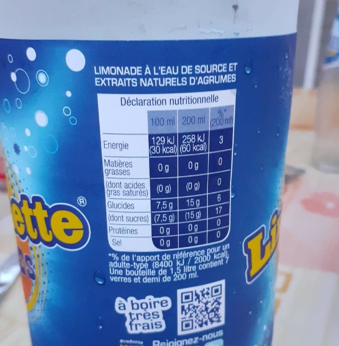 Open Food Facts Limonade packshot