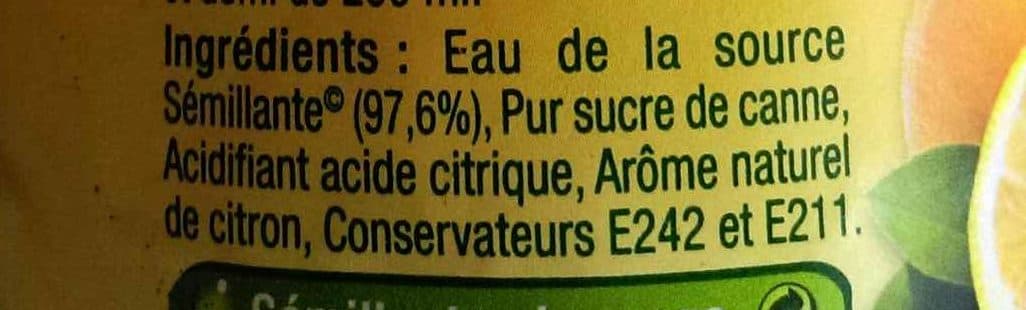 Milles Sémillante arômes naturels Citron packshot