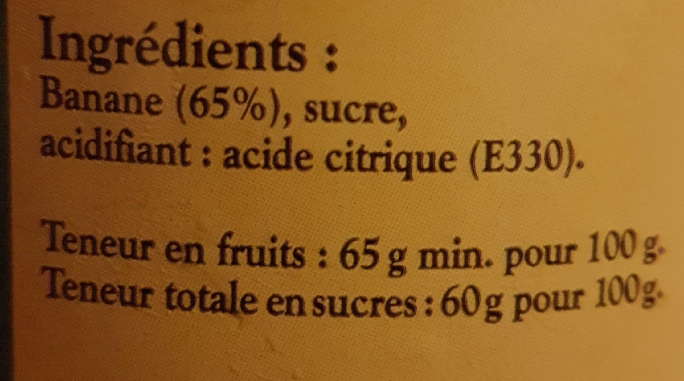 Dormoy Confiture de banane packshot