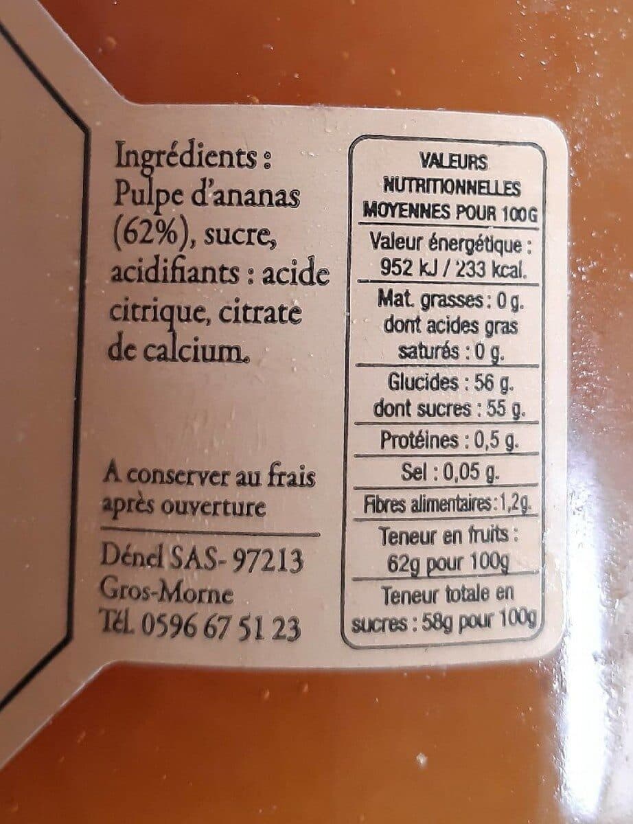 A AURORE Confiture extra d’Ananas packshot