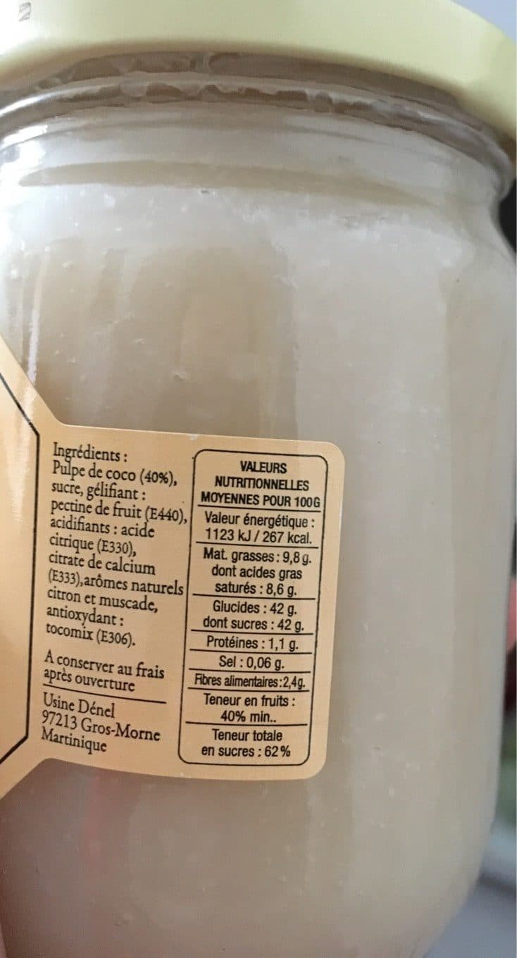 A AURORE Confiture de Coco packshot
