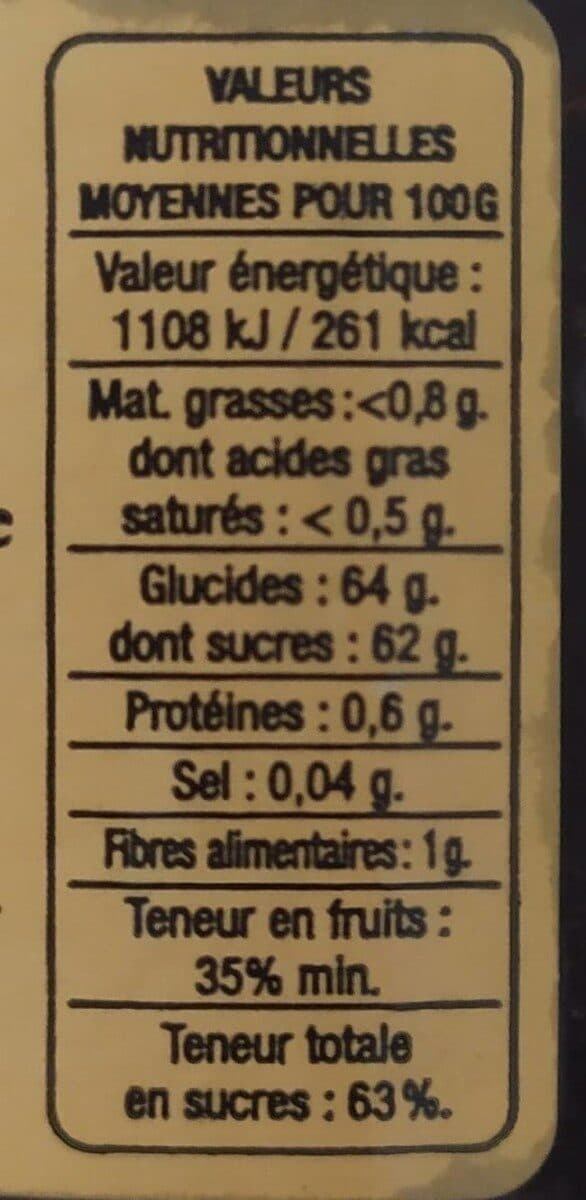Open Food Facts Gelée de fruit de la passion packshot